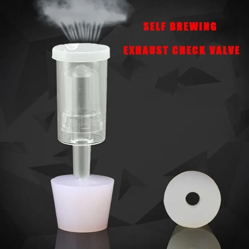 1pc Brewing Exhaust Valve Homebrew Wine Beer Secondary Fermentation Making Equipment Air Lock One Way Water Sealed Check Valve