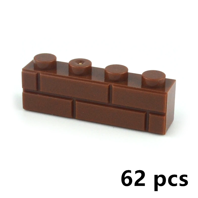 Military MOC Parts Building Blocks Thick Wall Classic Bricks City Accessories Sandbags Stairs Ladders DIY Fence 98283 15533 6020 23
