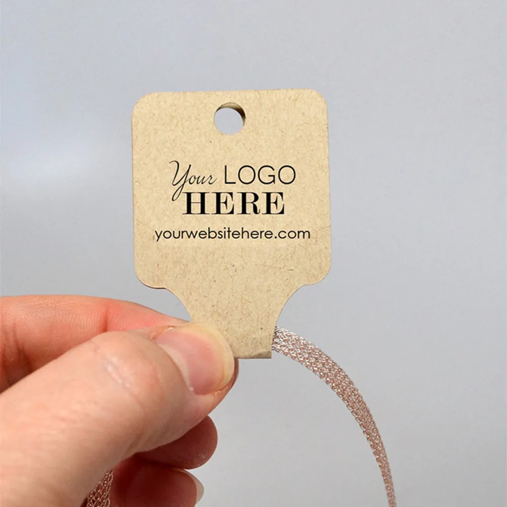 Персонализированные брендовые изображения продукта подвесные открытки на заказ