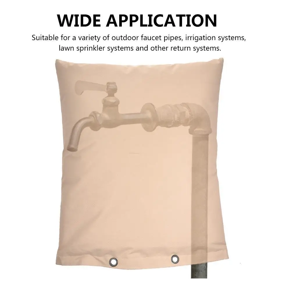 Waterproof Faucet Pipe Insulation Antifreeze Cover Insulated Pouch Faucet Protector for Garden Outdoor Winter Frost Insulated