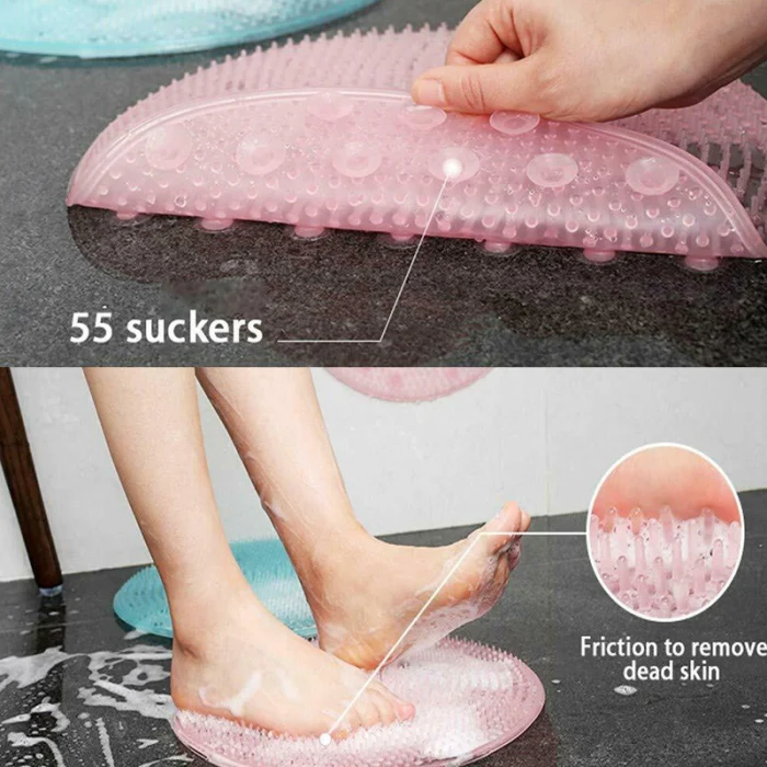 Силиконовая ванна массажная подушка щетка противоскользящая для ленивых мытья ног чистая омертвевшая кожа ванная комната V9-Drop