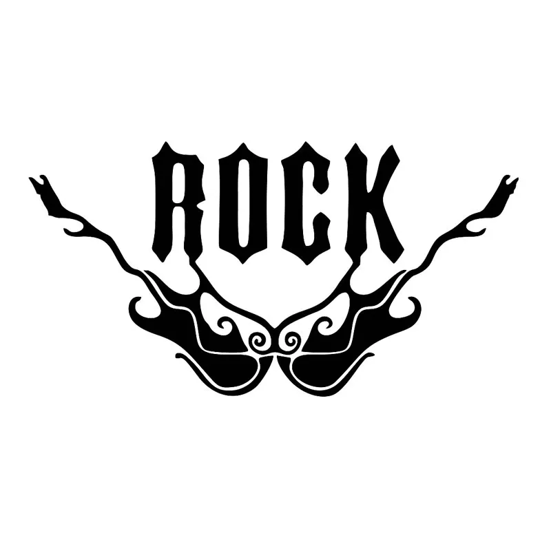 Rock стильные автомобильные наклейки креативные забавные оконные изделия