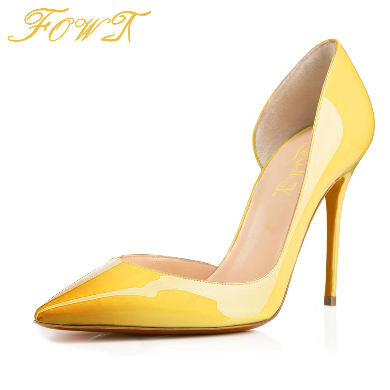 

Multicolor Stiletto High Thin Heels Women's Pumps Shallow Pointed Toe Slip On Spring Autumn Office Career Shoes For Ladies FOWT