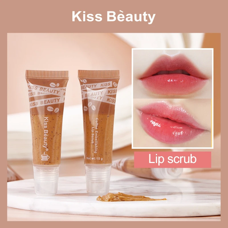 1Pcs Lip Scrub Long Lasting Moisturizing Nourishing Lip Balm Exfoliating To Reduce Lip Lines Lip Gloss Professional Skin Care