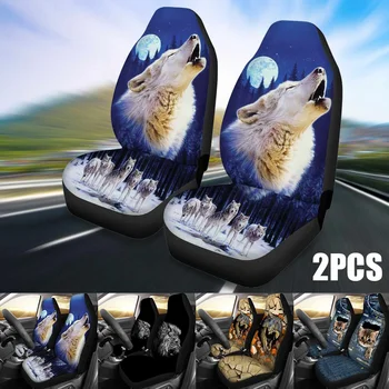 

3D Animal Printing Peacock Print Front Car Seat Cover Universal Car Seat Protector Seat Cushion Full Cover For Most Car for SUV