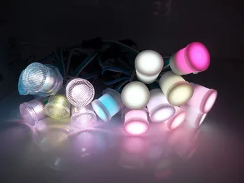 

500pcs 5V 20mm WS2811 rgb led pixel light dynamic full color led module string animation display addressable digital lightbox