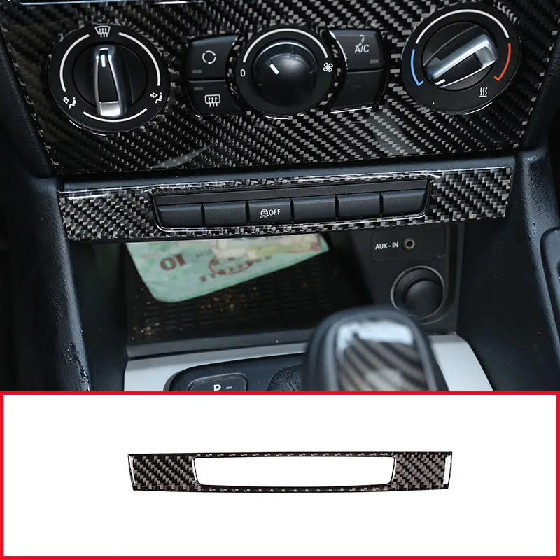 

Carbon Fiber Driving Assistance Central Control Switch Frame Trim For BMW E84 2013 2014 2015 Year Accessories