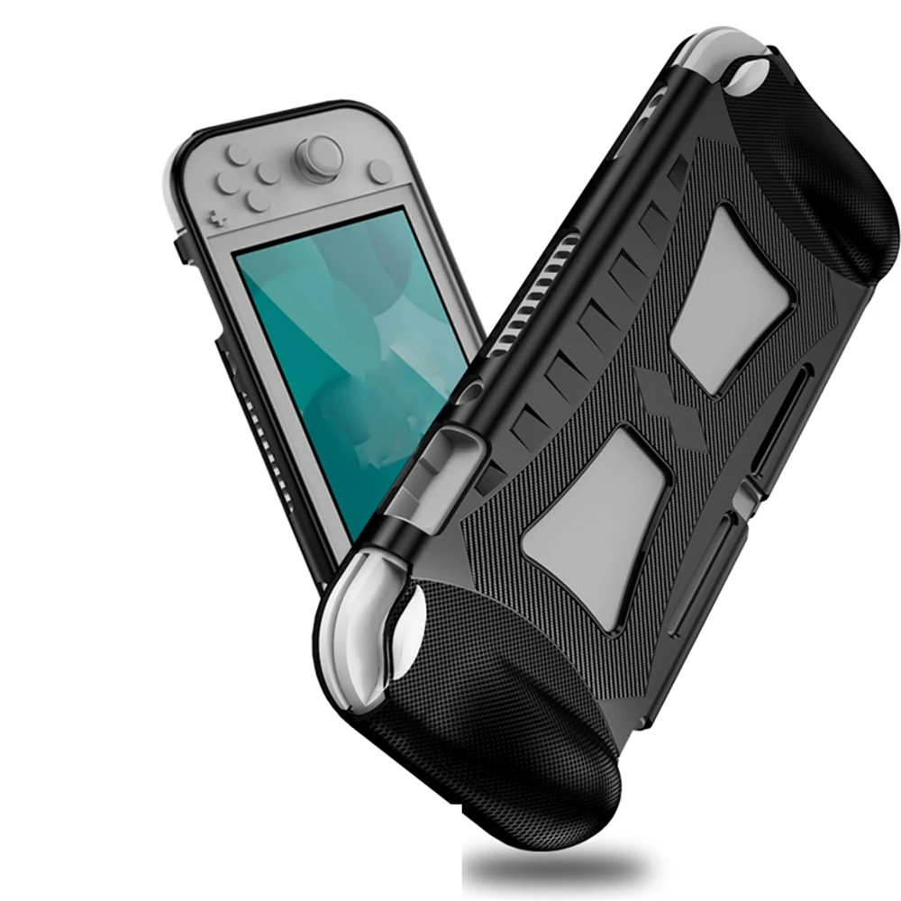 Soft Silicone Protective Case Non-slip Handle Cover for Nintend Switch Lite Mini Console Full Cover Console Case