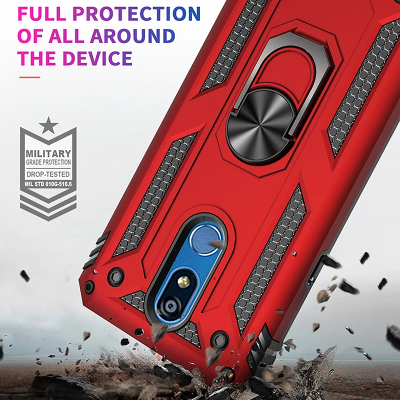 Роскошный металлический магнитный чехол для телефона LG K40 K50S Q60 Aristo 2 3 4 K12 Plus K30 X4 2019