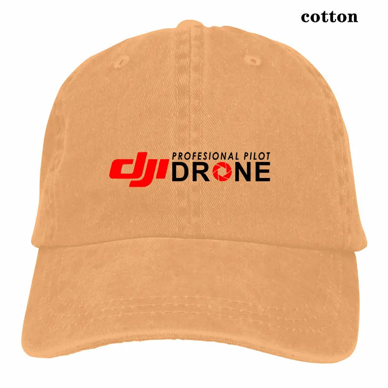 DJI Профессиональный пилот Дрон бейсбольная кепка Мужчины Женщины Дальнобойщик шляпы Мода Регулируемая Кепка - Color: 3-Natural