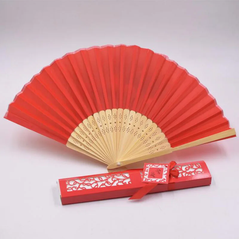 Китайский ручной вентилятор многоцветный ручной вентилятор подарок для гостей сувенир подарок День Рождения Вечеринка украшение для взрослых