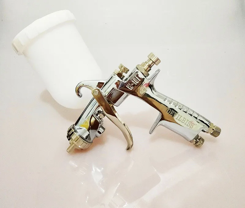 Пистолет-распылитель W-101 пластиковые 400cc стакан воздушный спрей пистолет ручной пистолет-распылитель, 1,0/1,3/1,5/1,8 мм Япония качество, W101 распылительный Воздушный пистолет-распылитель