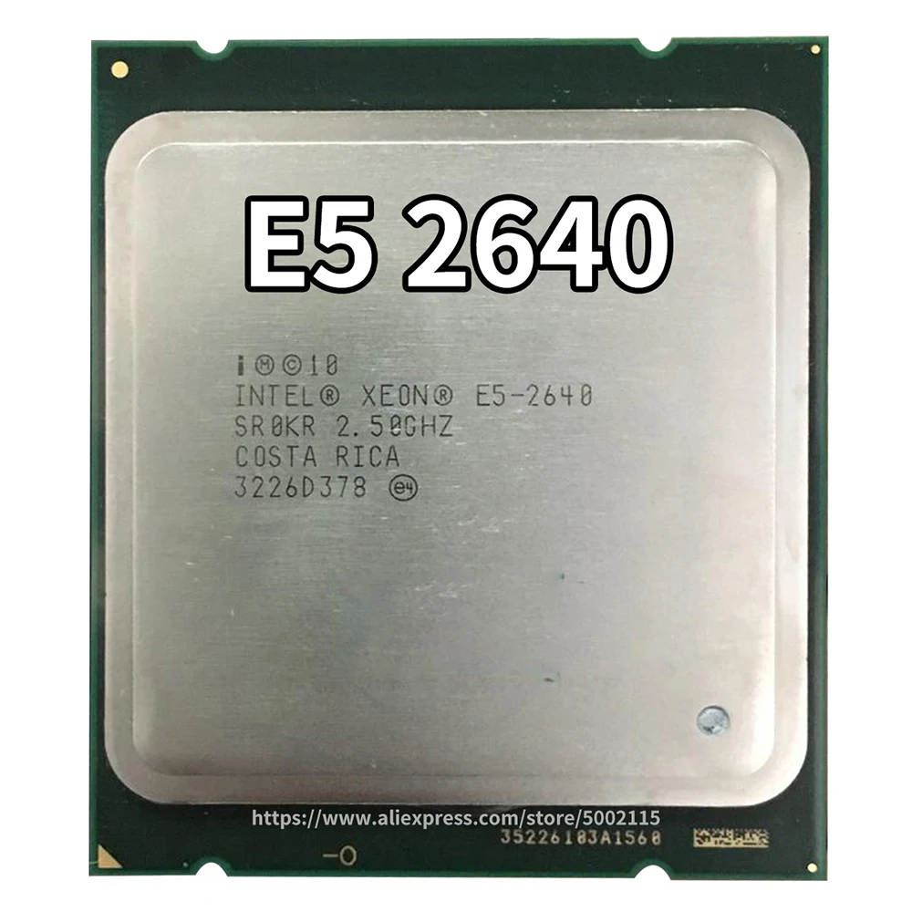 

Intel Xeon E5-2640 E5 2640 15M Cache 2.50 GHz 7.20 GT/s Processore CPU