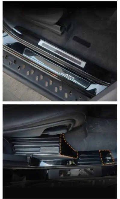 Suitable for 15-19 for ford Everest door welcome pedal special stainless steel door sill decorative accessories