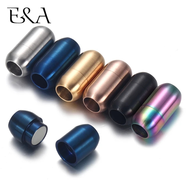 Stainless Steel Jewelry Making Accessories  Magnetic Clasps Leather  Bracelets - Jewelry Findings & Components - Aliexpress