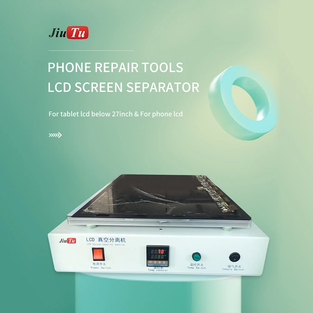 Phone Repair Tools LCD Screen Separator Heating Platform Glass Removal Phone LCD Separator Repair Machine For iPad Big Screen tbk 008 glue removal machine 11 in 1 adjustable position electric charging screwdriver mobile repair dismantling for ipad repair