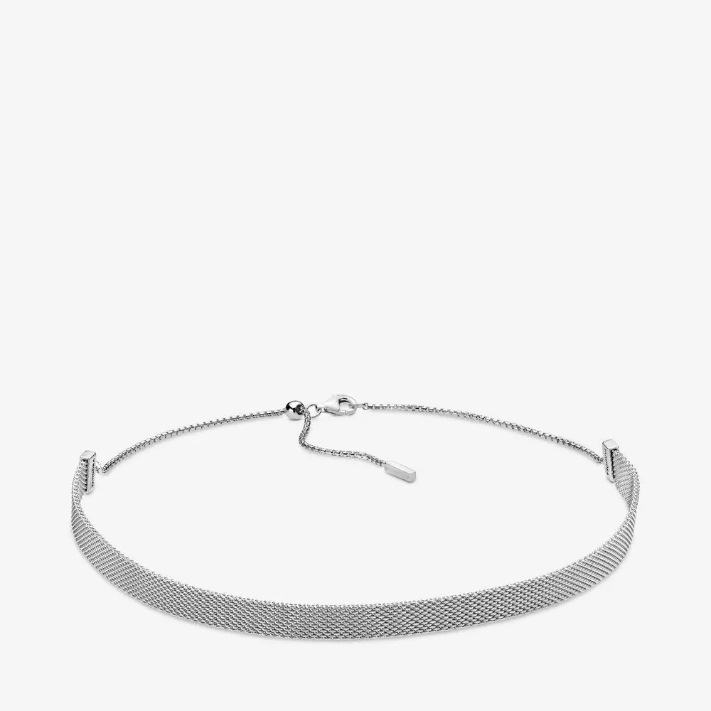 

PDB original 925 Sterling Silver autumn new reflective Necklace wedding jewelry, free delivery.