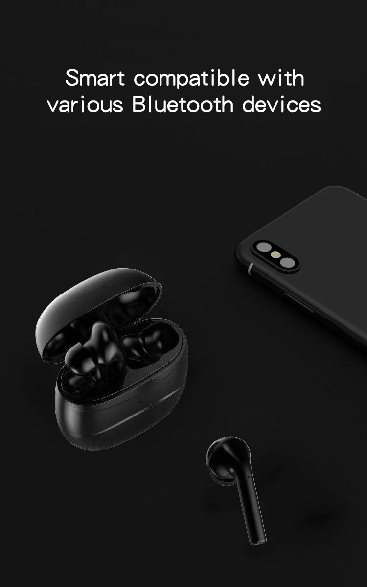 J3 TWS Bluetooth наушники, мини беспроводные наушники, спортивные наушники с громкой связью, беспроводная гарнитура с зарядным устройством для телефона xiaomi