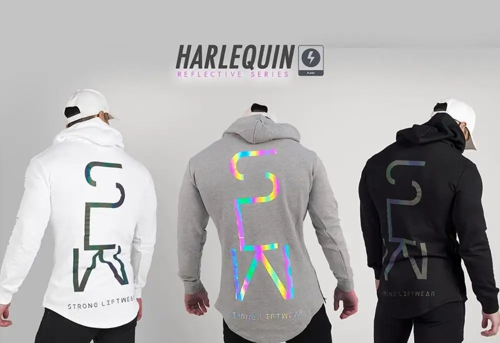 

2020Men's zipper Hoodies Fashion Casual male gyms fitness Bodybuilding cotton Sweatshirt sportswear Brand top coat