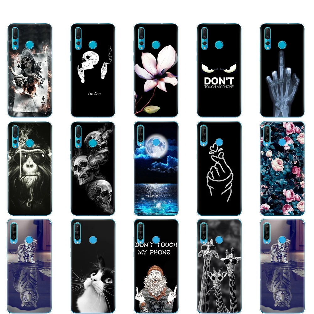 Для Huawei Nova 4 4e чехол с рисунком мягкий ТПУ для задней панели телефона huawei Nova4 nova4E