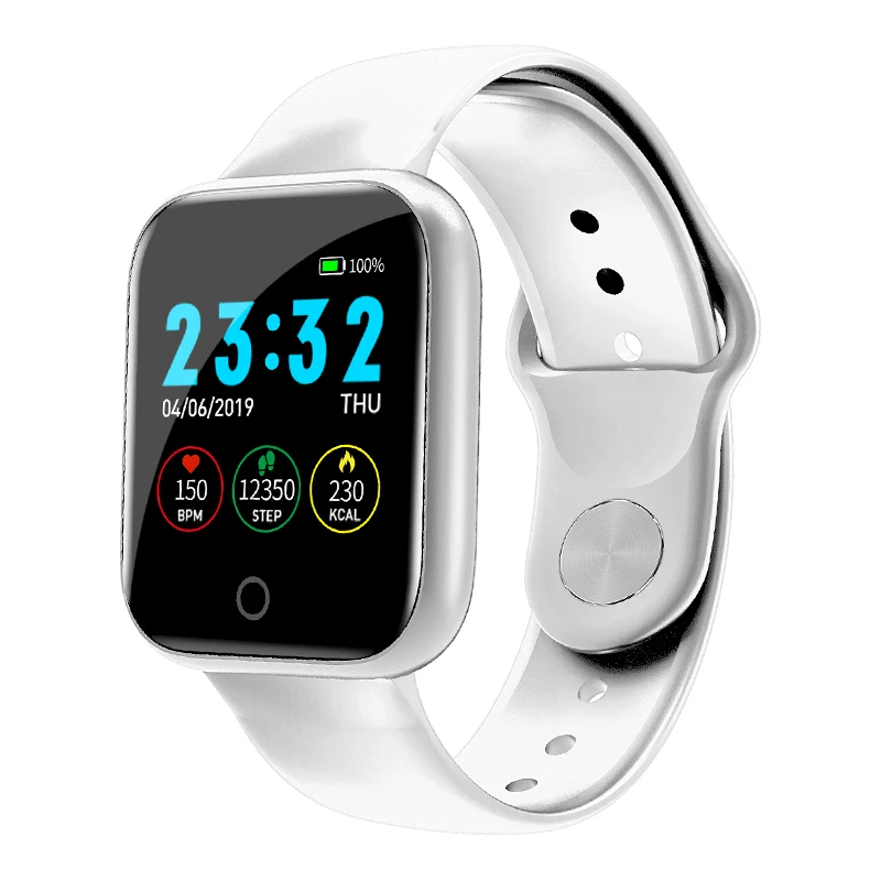 ONEMIX спортивные умные часы водонепроницаемый монитор сердца Фитнес браслет Bluetooth отслеживаемый трекер полосы - Цвет: Gray