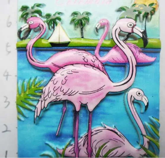 Горячая Доминика Punta Cana Macaw Багамский национальный танец 3D магниты на холодильник туристические сувениры холодильник магнитные наклейки