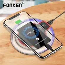 Universal Wireless Charger 5W QI Charging Pad Micro USB Type C Charge Receiver for Android Phone Tablet Wireless Adapter Kit