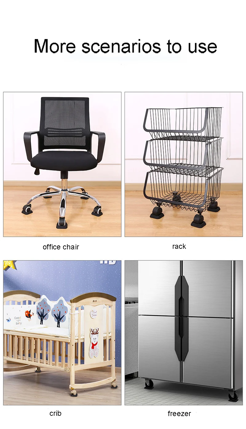 5PCS Rubber Furniture Caster Cups Sofa Chair Bed Foot Wheel Stoppers Prevents Scratches Hardwood Floor Protectors Black 5PCS Rubber Furniture Caster Cups Sofa Chair Bed Foot Wheel Stoppers Prevents Scratches Hardwood Floor Protectors Black