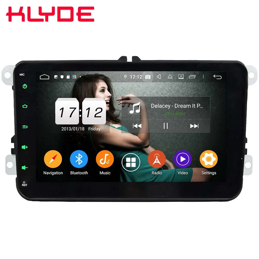 Klyde ips 4G Android 9 Восьмиядерный 4 Гб ОЗУ + 64 ГБ DSP BT автомобильный DVD мультимедийный плеер Радио стерео на сиденье Leon Altea Toledo Alhambra