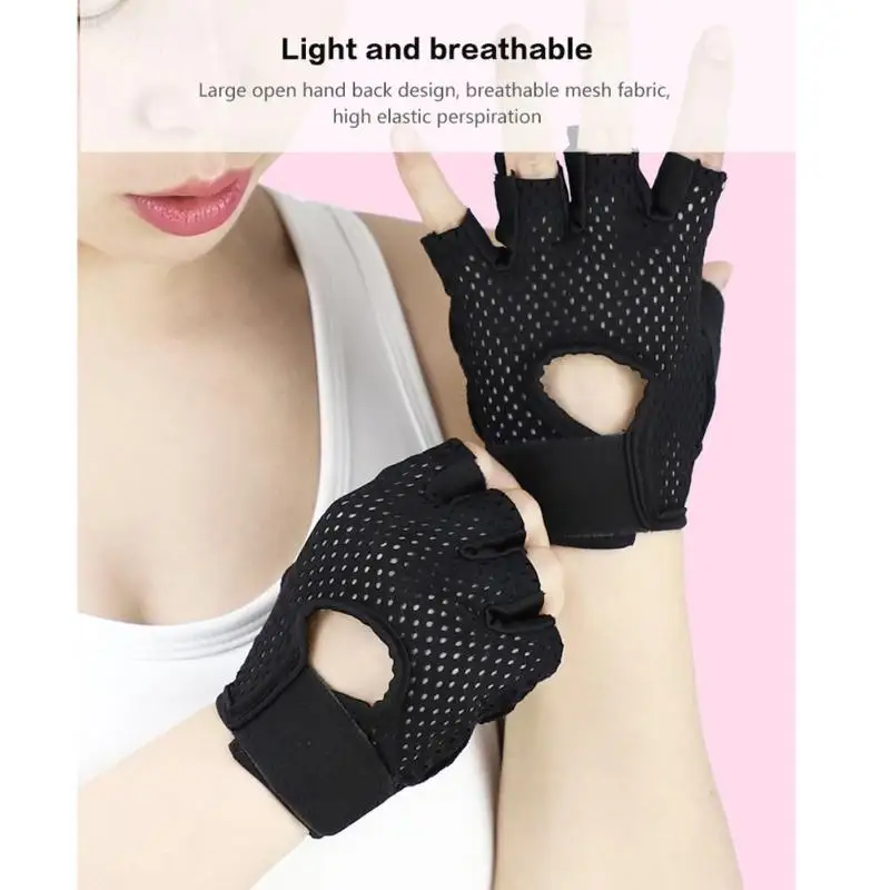 Nylon Gym Fitness Weightlifting Half Finger Hand Protector Cycling Parts