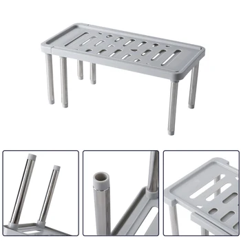 

Home Kitchen Stainless Steel Bathroom Cabinet Holders Closet Organizer Thickened Portable Multifunction Storage Shelf Wardrobe