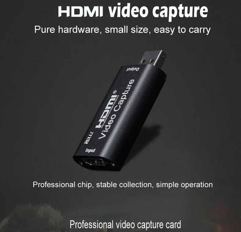 Захват видеокарты HDMI захват потоковой VHS Плата ЗАХВАТ USB 2 0 карты рекордер коробка