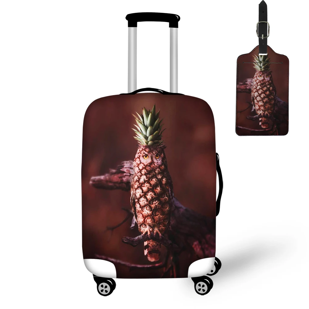 With Same Bag THIKIN, художественный дизайн, принт с животными, пляжный с птицами, Чехол для багажа, Женские аксессуары для путешествий, защитный чехол, коробка на заказ - Цвет: With Same Bag