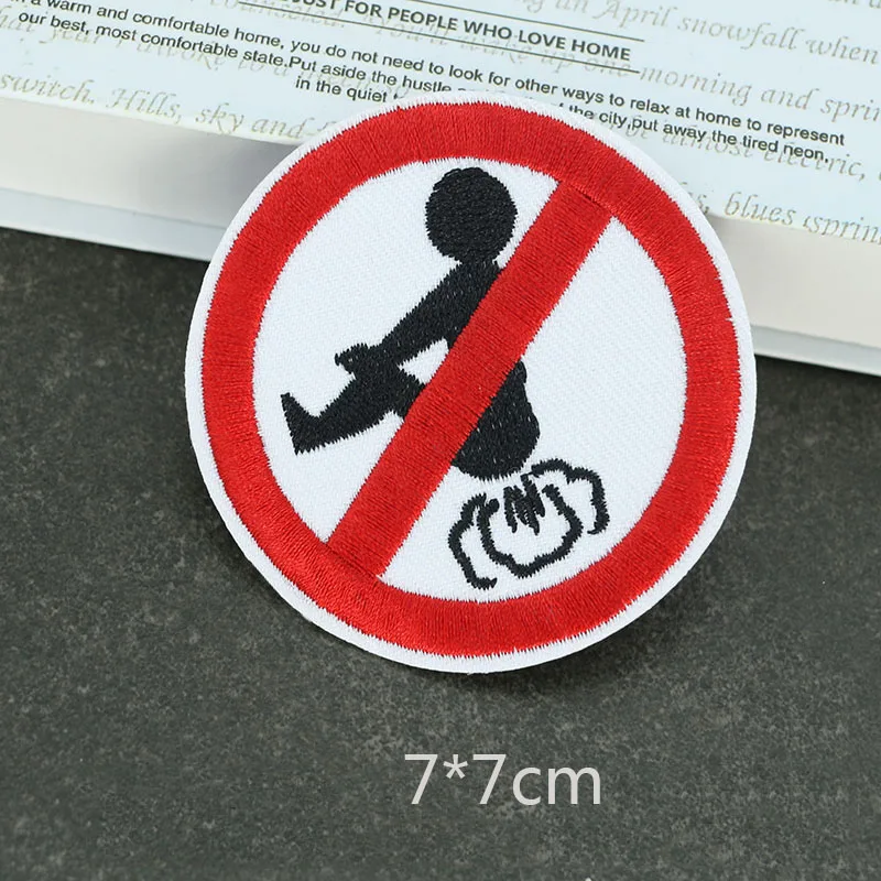 Fabric Embroidered Sew Fusible Iron On Transfers Patches For Clothes Clothing Dress Thermo Stickers Applique Sewing Badges Cheap