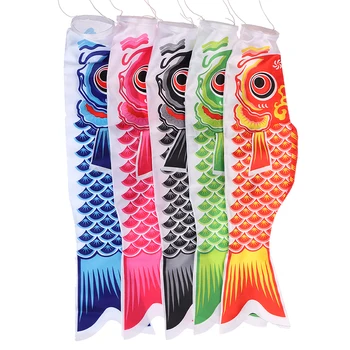 

55cm Cute Japanese Carp Windsock Streamer Fish Flag Colorful Wind Sock Flag Toys