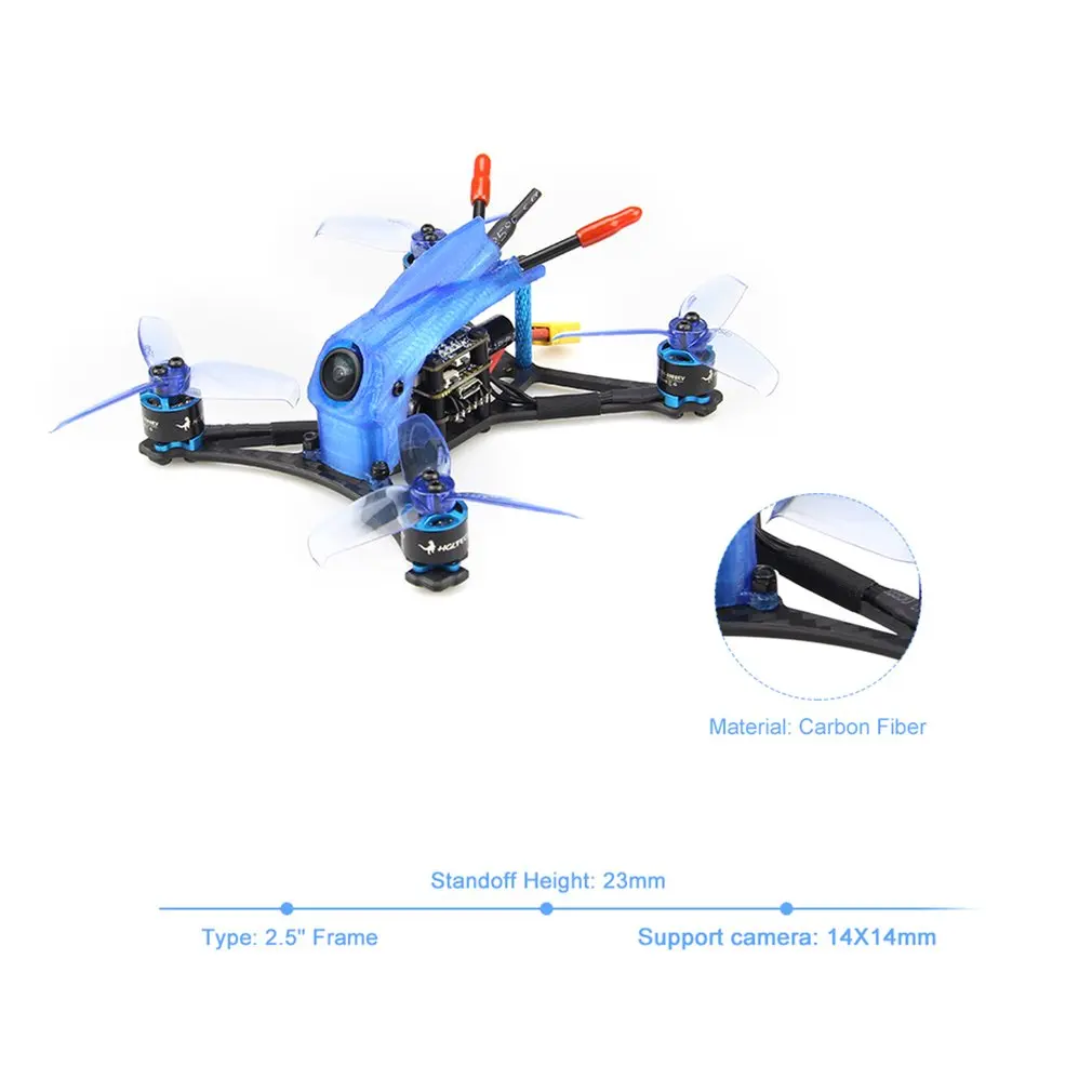 Pro PNP 2,5 дюймов зубочистка FPV гоночный Дрон с 6000кв бесщеточный двигатель FD13A 4 в 1 ESC Micro VTX Stack
