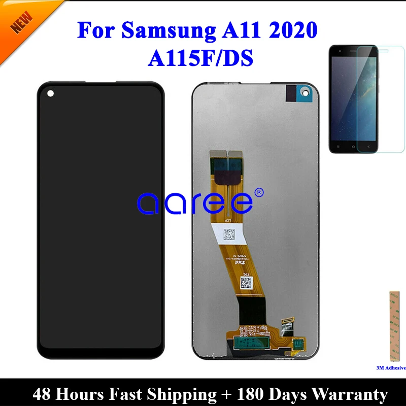 ЖК-экран для Samsung A11 2020 A115F A115F/DS сенсорный дигитайзер в сборе | Мобильные телефоны и