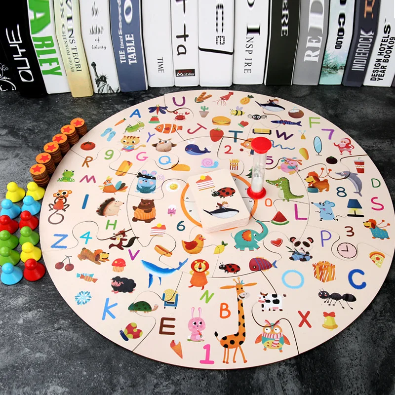 

Detective Small Party Children'S Educational Parent And Child Interactive Tabletop Game Find Map Early Education Jigsaw Puzzle J