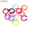 20PCS Colorful Silicone Body Piercing Jewellery Horseshoe Septum Piercing Nose Lip Ring Ear Cartilage Helix Piercing Earrings ► Photo 1/6