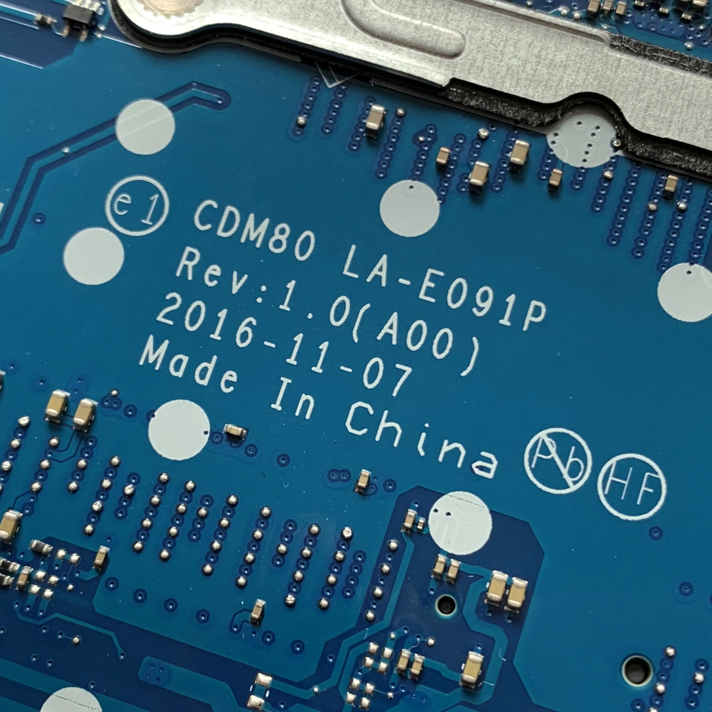Kefu CDM80 LA-E091P I7-7600U для DELL Dell широта 5580 Материнская плата ноутбука CN-0Y06GJ Y06GJ Материнская плата ноутбука ПК