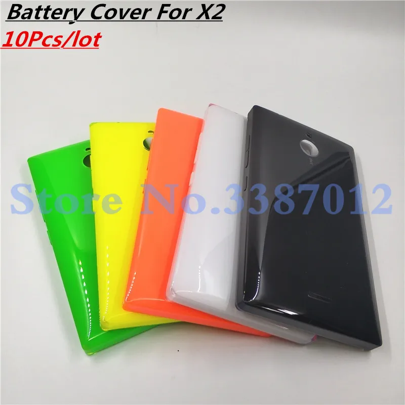 10 шт./лот новый оригинальный чехол для Nokia x2 с двумя слотами sim-карт задняя крышка