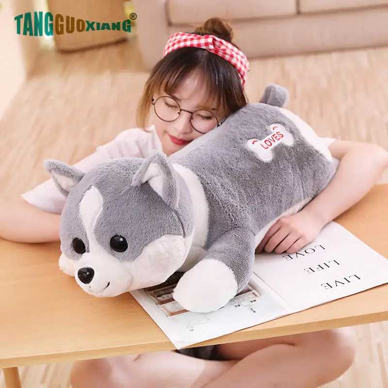 60/80/100 см прекрасный косплей Shiba «Лисья Секретная служба»(Inu мягкие игрушки и плюшевые игрушки Собака Мягкие плюшевые игрушки животных корги подушка, домашний декор для малышей и детей постарше; подарки на день рождения и Рождество - Цвет: Серый