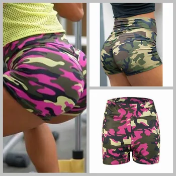 

Hot Selling WOMEN'S DressSexy Tight WOMEN'S Pants Slim Fit Camouflage Printed Casual Shorts Hot Pants