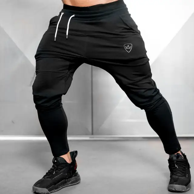 Pantalones de ch ndal de nuevo dise o para hombre ropa de entrenamiento de culturismo pantalones