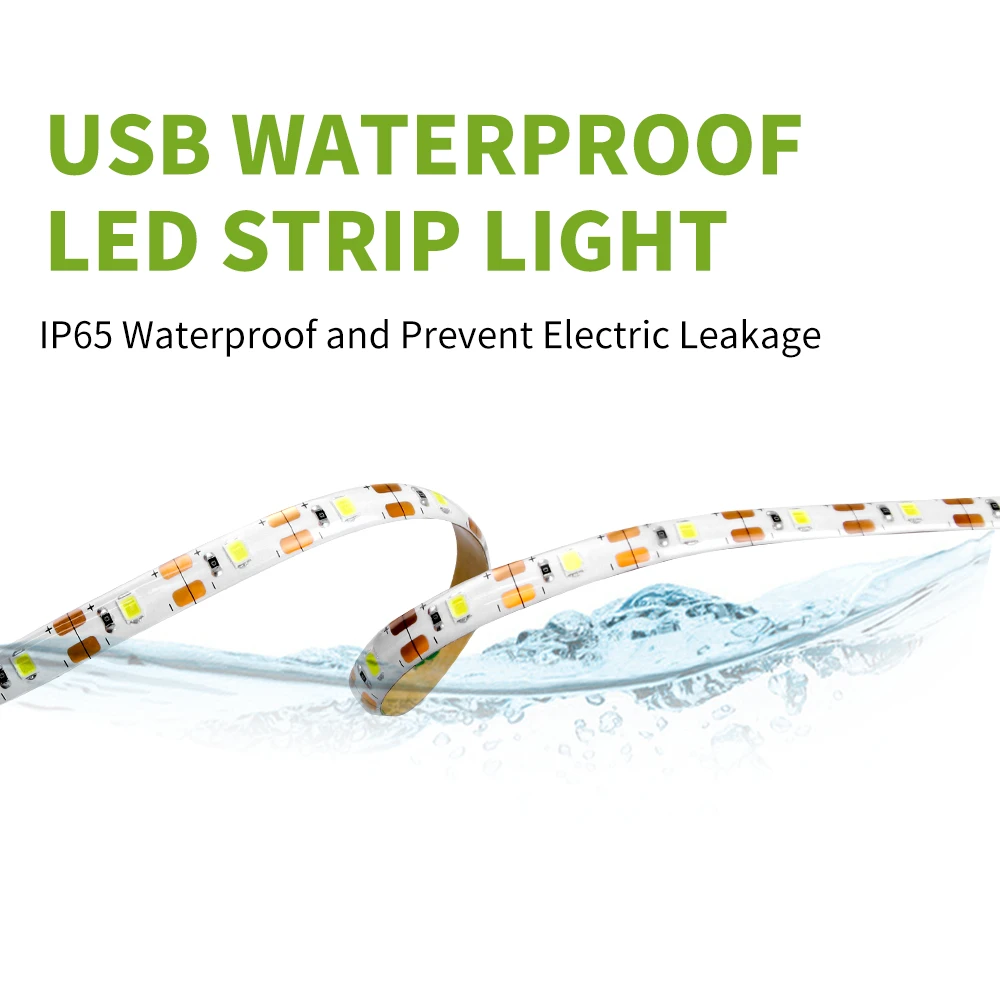 Led Strip Waterproof DC 5V LED Tape 50cm 1m 2m 3m 4m 5m Home Decor Fita LED Waterproof Strip Backlight Bias Lighting Lamp Strip Led Strip Waterproof DC 5V LED Tape 50cm 1m 2m 3m 4m 5m Home Decor Fita LED Waterproof Strip Backlight Bias Lighting Lamp Strip