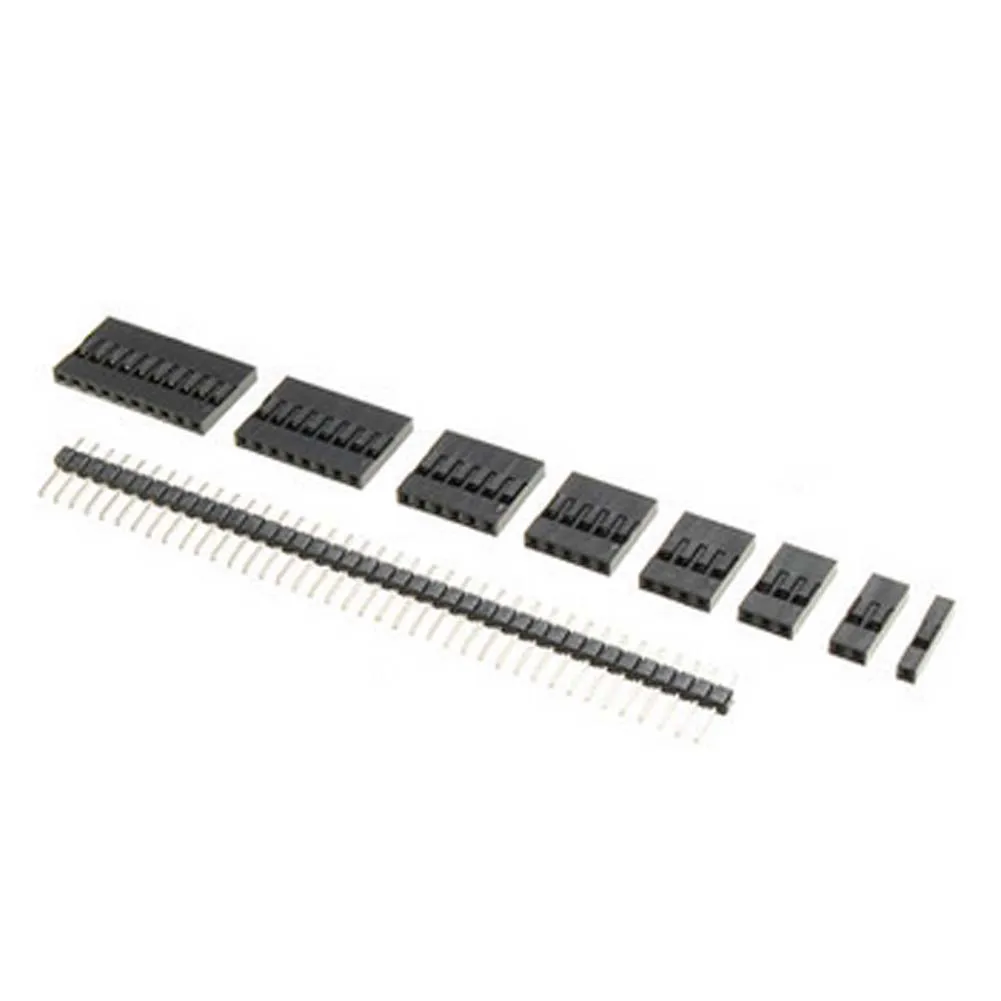 14 коннектор комплект 2,54 мм Мужской Женский 1~ 10Pin Корпус адаптер штекер DIY