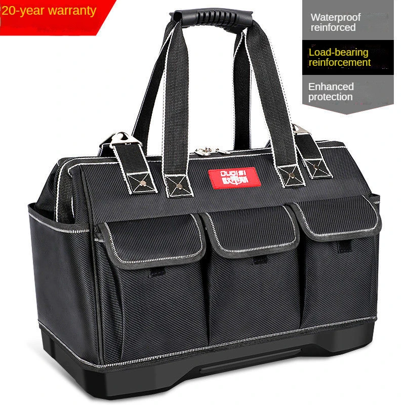 tool chest Tool Bag Thickened Fabric Electrician Bag 1680D Oxford Waterproof Wear-Resistant Strong Anti-Fall Storage Toolkit best rolling tool box