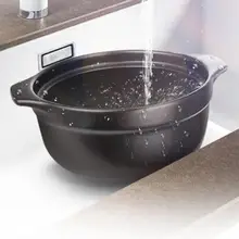 Кастрюля с высокой термостойкостью, кастрюля для супа, Керамическая маленькая кастрюля, кастрюля для супа, кастрюля для тушения, огненный домашний газовый глиняный горшок, рисовый суповый горшок