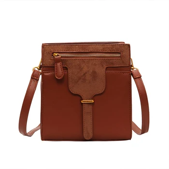

Bags for Fashion Women 2019 European American Style Panelled Shoulder Bag Female High Quality PU Leather Ladies Messenger Bags