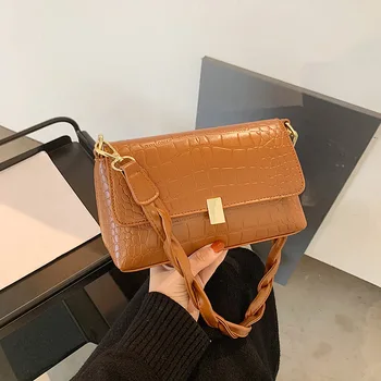 

Small bags women's bag 2020 new fashion crossbar bag retro single shoulder underarm bag